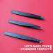 MUJGAN Eyebrow Tweezers 3 Piece Professional Stainless Steel Precision Tweezers for Eyebrows Plucking Ingrown Hair Remover and Facial Hair Tweezers for Facial Hair Women - Buy Online on GoSupps.com