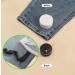 Pants Edge Shorten Self-Adhesive Hem Tape - 2 Rolls, 11 Yards, Permanent Washable Fabric Fusing Tape for Pants, Jeans & Clothes - Black + White 1in x 5.5yd - Buy Online on GoSupps.com