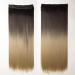 63cm Clip-In Hair Extensions - Heat-Resistant Dark Brown to Ash Blond - Realistic Tresse Hair Part - 120g Compression - Buy Online on GoSupps.com