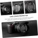Milisten 4 Pcs Camera Lens Cover 62mm Lens Cap Lens Hood Cap Front Lens Replacement Cover Universal Lens Cap Centre Pinch Lens Cover Camera Lens Lid Hood Cover Splash Proof Plastic Black 6.2X6.2CM - Buy Online on GoSupps.com