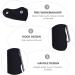 BESPORTBLE Skate Lace Tightener - Foldable Ice Hockey Boot Puller Tool with Extended Hook for Outdoor Sports (Black) - International Shipping Available - Buy Online on GoSupps.com