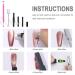 Allstarry 10pcs Nail Magnet Tool Set | Double-Head Strong Suction | Cat Eye Flower Design | Magnetic Nail Art Tools for 9D Gel Polish - Buy Online on GoSupps.com