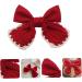minkissy 1pc hairpin bowknot hair clips cute bow hair clips xmas bow hair clips christmas hair bows clips hair clips for girls girl bows Hair Bowknot fabric child spring clip little girl - Buy Online on GoSupps.com