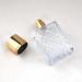 Enslz 100ml/3.4Oz Clear Glass Fine Mist Atomizer Portable Square Refillable Empty Perfum Spray Bottle Travel Atomizer Bottle Gold Cap - Buy Online on GoSupps.com
