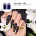 FRCOLOR 200PCs Long False Nails with Storage Box - Full Cover Black Fake Nails for Women & Nail Studios - Buy Online on GoSupps.com
