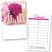 100 Nail Studio Appointment Cards Flower Nails for Nail Design Manicure and Nail Art with 10 Appointment Fields