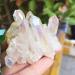 Natural Crystal 70grams Natural White Angel Crystal Cluster Electroplating Titanium Coating Quartz Cluster Power Crystal - Buy Online on GoSupps.com