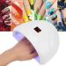 36w nail dryer lamp fashion nail hardening machine manicure tool smart led uv gel nail polish dryer lamp nail polish dryer for normal nail polishes with 12 light beads(White) - Buy Online on GoSupps.com