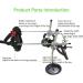 Dog Wheelchair for Back Legs Dog Wheelchair Adjustable Stainless Steel Cart Pet Wheelchair/cat Dog Wheelchair Hind Leg Rehabilitation for Handicapped Dog(XXXS) - Buy Online on GoSupps.com