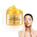 LOUXC 24K Gold Face Mask 120ml Gold Foil Peel Off Mask 24K Gold Anti Aging Face Mask for Skin Care Facial Masks Beauty Anti Aging Care