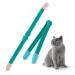 HANABASS 2pcs Eye Gum Cleaner Kitten Eye Cleaning Comb Cat Wipe Cat Comb Dog Eye Cleaning Comb Dog Comb Pp 10.00X3.20X1.00CM Assorted Color