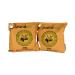 Pandoo air freshener made of bamboo (2 pieces each 200 g) of course with activated carbon - air purifier dehumidifier freshener and smell remover for apartment and car 2 x 200g