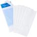 COM-FOUR 6x Premium Re-Weg Vlies cover for cold & warm multiple-gel compress |Gel-cool pack protective cover with rubber band for protection and a safe stop premium reusable 06 pieces
