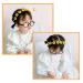 Sweet Princess Hairstyle Hairpin for Girls - Double Layer Headbands with Clips - Twist Plait Fashion Hair Hoops - 4Pcs - Buy Online on GoSupps.com