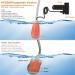 KEDSUM Portable Camping Shower with Pump and Rechargeable Battery - Outdoor Shower for Camping, Hiking, and Traveling with Sprayer and Collapsible Bucket - Buy Online on GoSupps.com