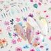 Flower Nail Stickers Water Transfer Decals - 24 Sheets for Women, Girls, Kids | Butterfly, Rose, Leaf Design | Nail Art Supplies for Manicure | Spring Summer DIY Decor - Buy Online on GoSupps.com