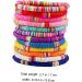 ABOOFAN 24 Pcs Clay Bracelet Bohemia Bracelets Stackable Bracelet Bracelets Aesthetic Elastic Bracelet Summer Beach Bracelets Summer Beach Jewelry Wafer Decorate Miss Polymer Clay - Buy Online on GoSupps.com