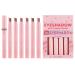 Jomewory Double Color Eyeshadow Stick Eyeshadow Pencil6 Pcs Cosmetics Eye Brightener Smooth Cream Eyeshadow Highlighter for Eye Brightening Makeup