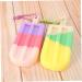 4 Pcs Body Rubbing Towels - Bathing Accessories Bath Flowers & Bath Balls for Spa-Quality Cleansing - Buy Online on GoSupps.com