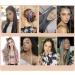 Clip-In Hair Extension Braids Dreadlocks Hair Extensions Clip In Box Braids (Burgundy Pink - 1 Braid On A Clip) - Buy Online on GoSupps.com