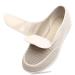 MisFun Women's Wide Diabetic Shoes for Swollen Feet - Breathable & Medical for Diabetics and Edema - Size 9 Beige - Buy Online on GoSupps.com