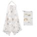 Breastfeeding Cover Muslin Nursing Cover Up for Baby Breastfeeding Soft and Breathable Breast Outdoor Feeding Cover for Mum (Rainbow)