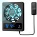 Muflydo Reptile Ventilation Fan Intelligent Reptile Temperature Gauge with LED Display | Strong Wind Ventilation Fan Low Noise Reptile Temp and Humidity Gauge for Vivarium Dragon Lizard B: Celsius ( )