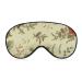 Birds and Branches Sleep Mask Eye Cover for Sleeping Blindfold with Adjustable Strap Blocks Light Night Travel Nap for Men Women