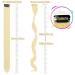 Blonde Clip-In Hair Extensions for Girls | 17 Inch Colorful Curly Wavy Highlights | 12 Pcs Kids & Women's Hair Accessories - Buy Online on GoSupps.com