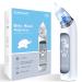 Nasal Aspirator for Baby  Kids Nose Suction Device with Food Grade Silicone Mouthpiece 3 Suction Modes and Advanced Soothing Music and Lighting   Electric Nasal Aspirator for Toddler - Rechargeable Grey