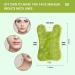 4-Piece Gua Sha Facial Massage Tools Set for Face and Body Scraping - Grass Green - Buy Online on GoSupps.com