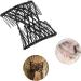 HUOHUOHUO Hair Comb Metal Hair Slides Stretchable Combs for Women 4 Pieces Black - Buy Online on GoSupps.com