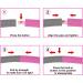 NEOWEEK 2lb Weighted Fitness Hoop for Adults - Pink/Gray - 8 Section Detachable Design - Buy Online on GoSupps.com