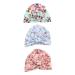 Lurrose 3st women headgear chemo-turban head covering turban-sham-sham-sham-sham-sham-lound flower turban hat Pre-tied hood.