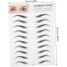 FRCOLOR 2pcs 3d Eyebrow Stickers Brow Makeup Grooming Brow Tool Artificial Eyebrow Women's Simple Template - Buy Online on GoSupps.com