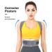 A&X Bravo Posture Corrector for Men and Women - Adjustable Lumbar Support Brace for Improved Posture and Pain Relief - XL Grey - Buy Online on GoSupps.com