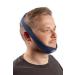 LIfeSource Anti Snoring Chin Strap for CPAP Users Chin Strap for Snoring Solution Made in USA Breathable Adjustable Latex Free Comfortable Sleep Support for Men & Women Snoring Support Navy