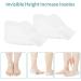 Invisible Height Increase Silicone Heel Insoles - Wearable Cushion Inserts for Men and Women (2in/5cm) - Buy Online on GoSupps.com