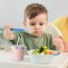 Haakaa Jolly Hippo Baby Straw Cup - Food Grade Silicone Sippy Cup for Infant 6+ Months | BPA Free Training Cup for Toddlers - Bluestone - Buy Online on GoSupps.com