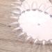 ULTECHNOVO Clear Acrylic Nail Tips Display Wheel - 10Pcs | Round False Nail Practice Chart for DIY Manicures - Buy Online on GoSupps.com