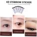 Healeved Fake Eyebrow Stickers 4pcs Eyebrow Stickers Authentic Eyebrows Hair 4d Transfer Stickers Water Transfer Paper with Ink - Buy Online on GoSupps.com