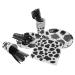 Alipis 1 Set Party Decoration Flatware Tableware Kit Fruit Dish Birthday Party Tableware Party Printing Tableware Household Tableware Cow Theme Tableware Food Plate Pe The Cow Child