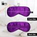 FOM 100% Mulberry Silk Sleep Mask & Blindfold - Super Smooth (Purple) - Buy Online on GoSupps.com