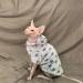 TENGTUD Hairless Cat Clothes Sphynx/Devon Cat Autumn And Winter Thicken With Hat Clothes-M - Buy Online on GoSupps.com