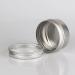 Basic Packing: 12 pcs 80ml Silver Aluminum Jars with Screw Caps - Ideal for Cosmetics & Crafts - Buy Online on GoSupps.com