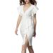 Briskyry V-Neck Floral Business Dresses for Women | Summer Elegant Bustier & Ruffled Hem Festival Dresses - Buy Online on GoSupps.com