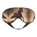 Running Horses Print Unisex Sleep Eye Mask Soft Comfort Eye Shade Cover for Travel/Yoga/Shift Work Black