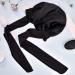 Satin Silk Bonnet for Sleeping | Prevent Hair Frizz | Soft Elastic Hair Wrap for Women | Curly, Black, Blond Hair | Sleep Cover with Bow Tie - Buy Online on GoSupps.com