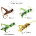YZD Realistic Fly Grasshopper Series - Large Green 4pcs | High-Quality Fishing Lures - Buy Online on GoSupps.com