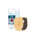 Level Heel Cushions for Shoes & Boots (1 Pair) Beige Leather & Foam Cushion for Realignment Self-Adhesive Leg Adjust Aid for Men & Women (Women 4-6)